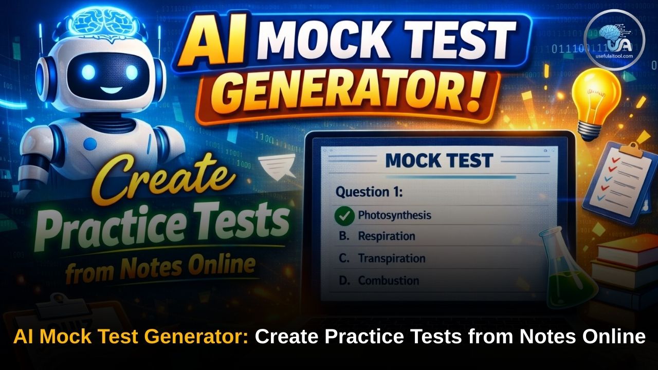 AI Mock Test Generator 2026 [Free] Practice Tests from Notes Online