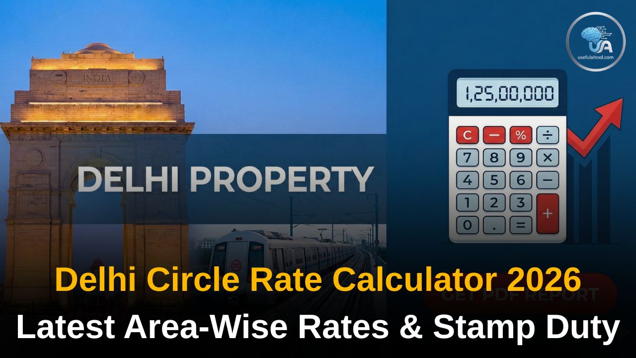 Delhi Circle Rate 2026 Calculator Latest Area-Wise Rates & Stamp Duty