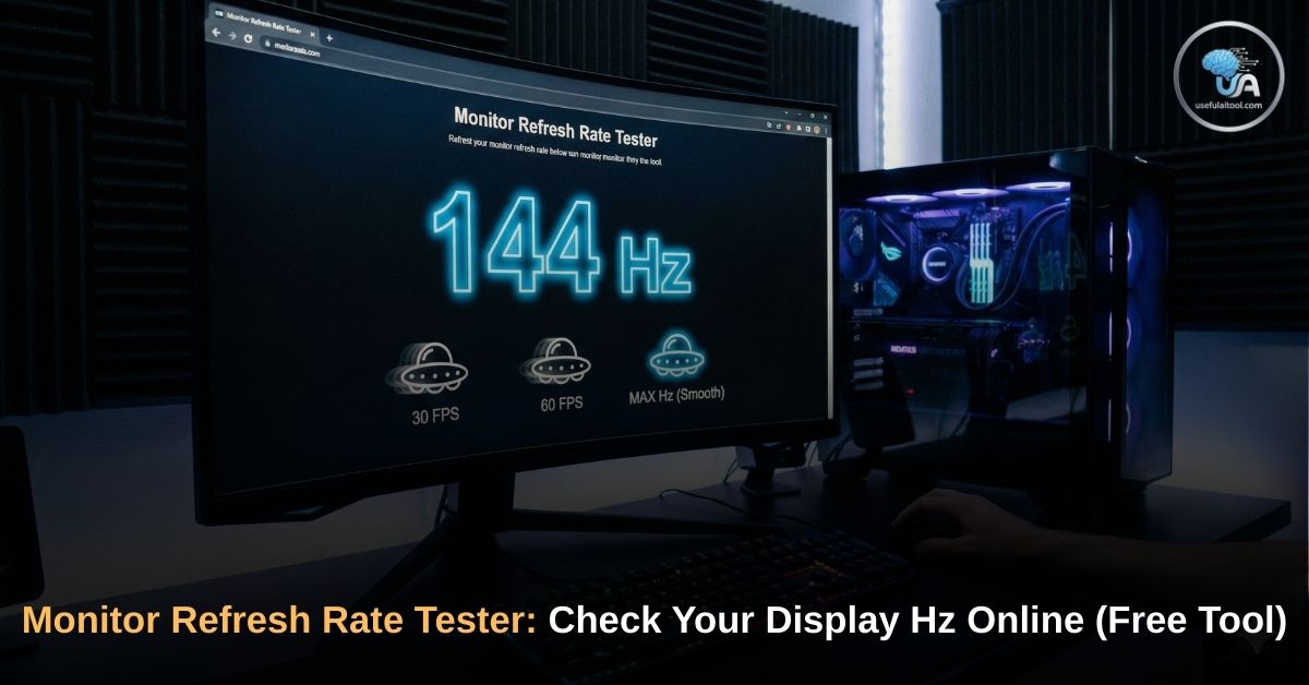 Monitor Refresh Rate Tester Check Your Display Hz Online (Free Tool)