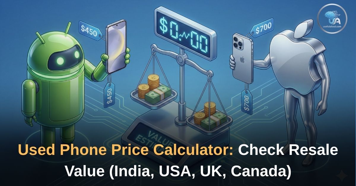 Used Phone Price Calculator 2026 Check Resale Value (India, USA, UK, Canada)