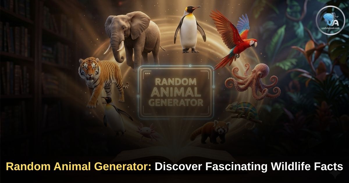 Random Animal Generator 2026-27 Discover Weird & Wonderful Wildlife