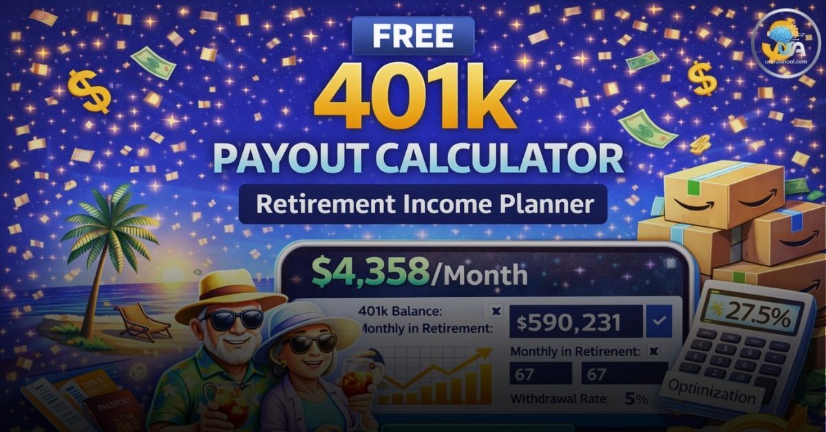 Free 401k Payout Calculator Retirement Income Planner 2026