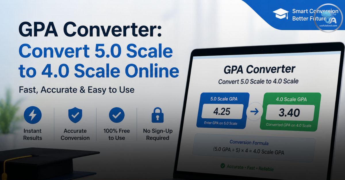 GPA Converter Convert 5.0 Scale to 4.0 Scale Online