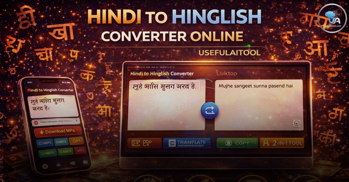 Hindi to Hinglish Converter Online [2026] - UsefulAItool