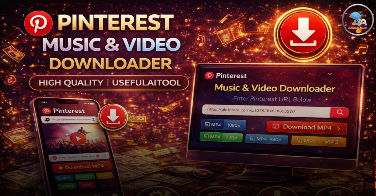 Pinterest Music & Video Downloader High Quality UsefulAItool