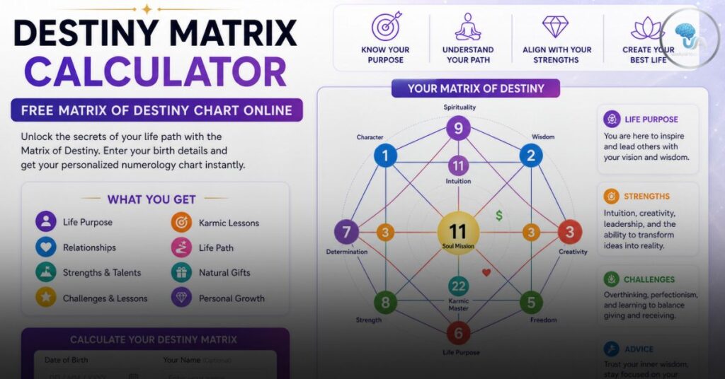 Destiny Matrix Chart Calculator 2026: Free Matrix of Destiny Online