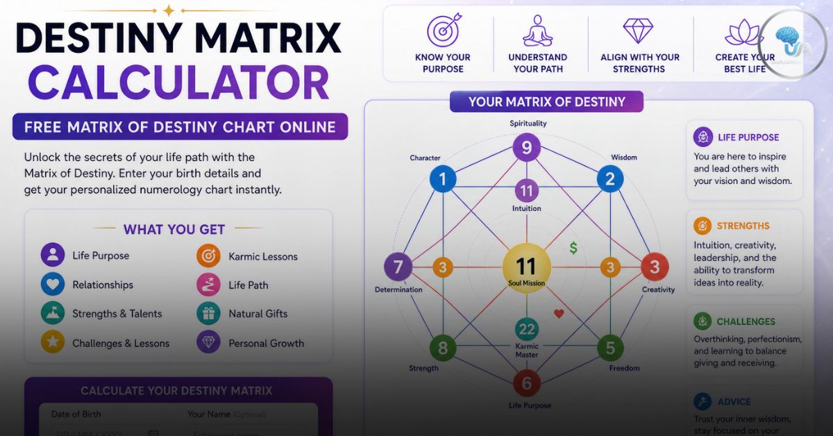 Destiny Matrix Chart Calculator Free Matrix of Destiny Online